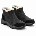 Women's Knit Faux-Shearling Sock Sneakers