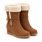 Women's Faux-Fur Hidden-Wedge Winter Boots