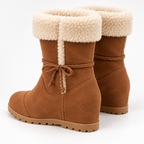 Women's Faux-Fur Hidden-Wedge Winter Boots